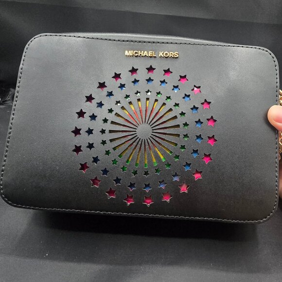 Michael Kors Ginny Firework Medium Camera Bag - Picture 3 of 13